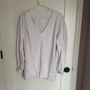 Aerie Classic White Knit Sweater